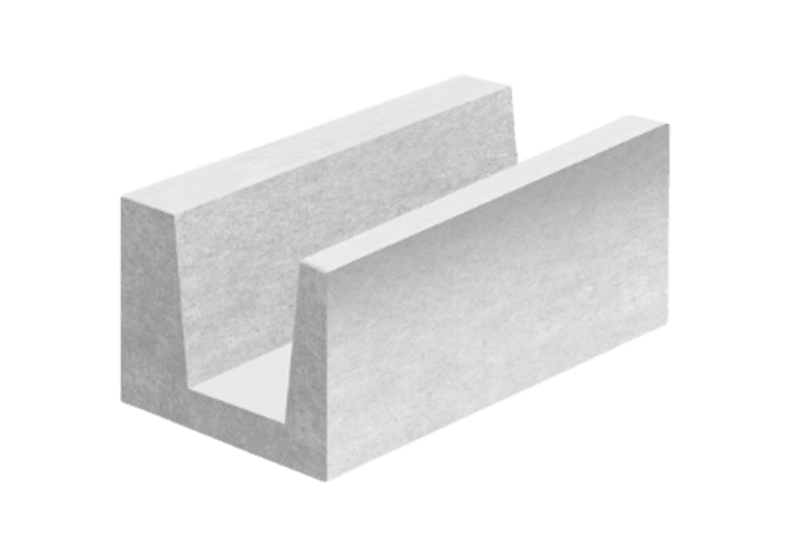 U-блок Н+Н D500 500х250х250 мм