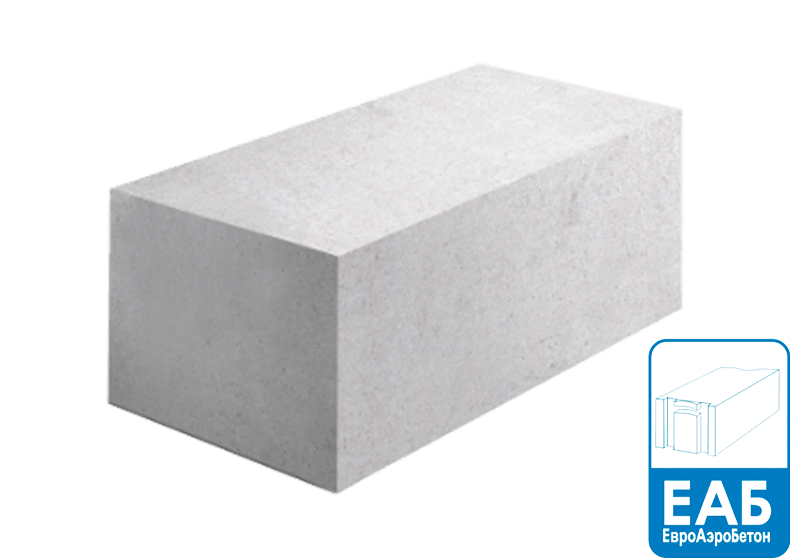 Газобетон ЕАБ D500 625х375х250 мм ровные грани