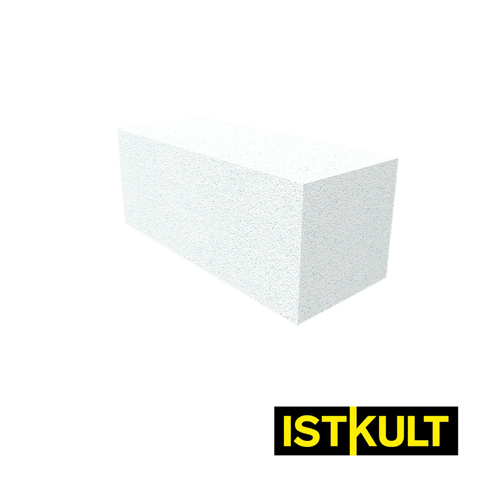 Газобетонный блок ISTKULT D500 B3,5 625x250x100