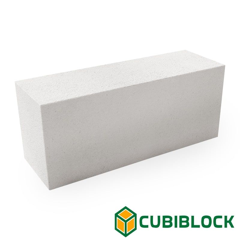 Газобетонный блок перегородочный Cubi Block D500 625х150х250 B3.5
